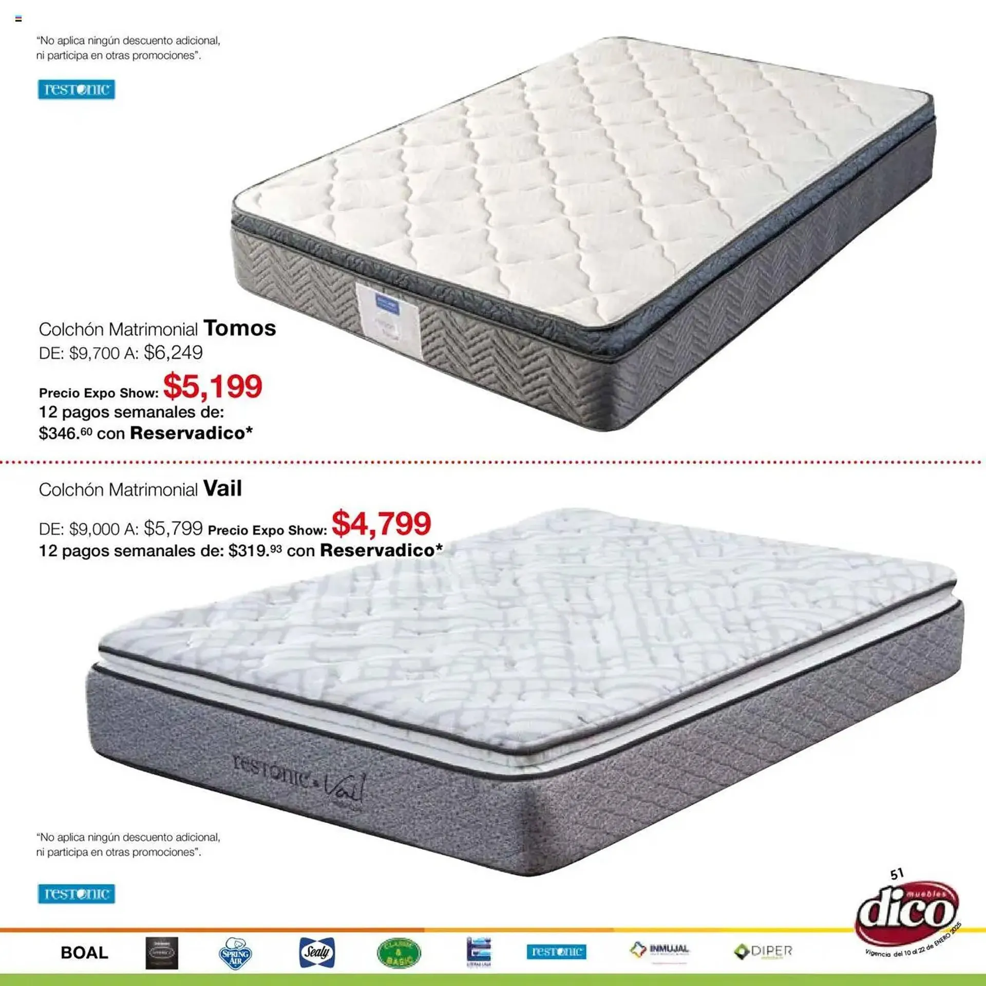 Catálogo de Catálogo Muebles Dico 10 de enero al 22 de enero 2025 - Pagina 51