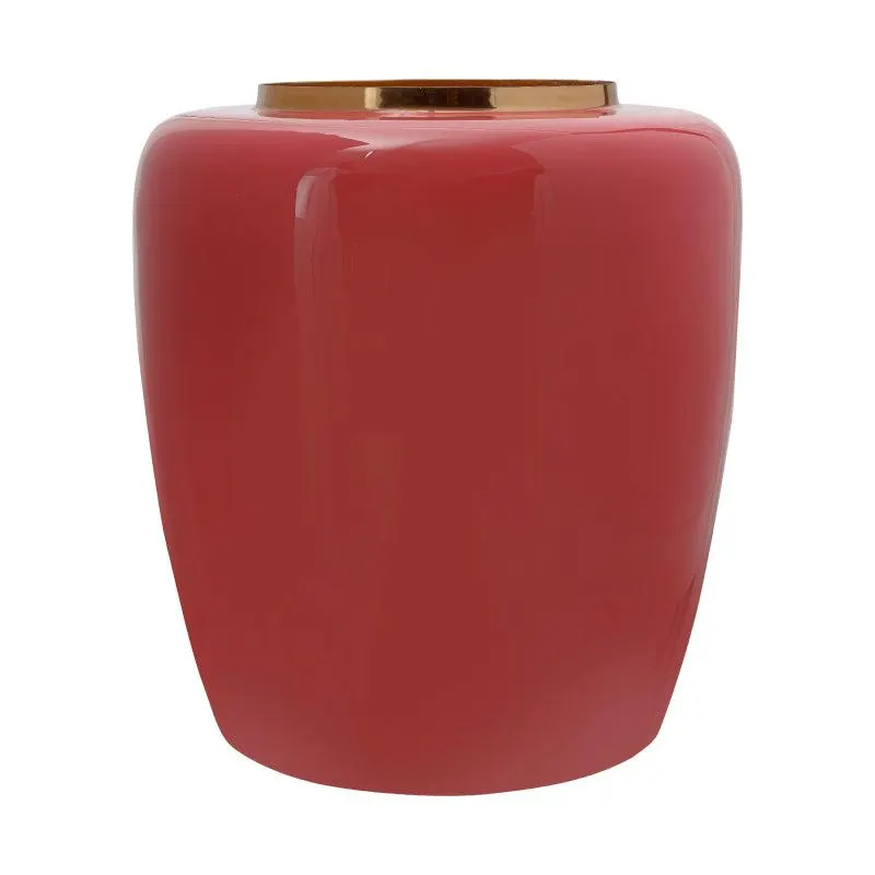 Jarrón Art Deco 125 Coral/Gold