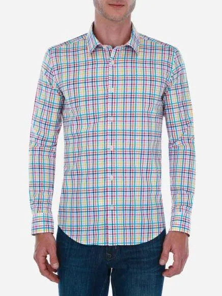 Camisa Casual Popelina a Cuadros