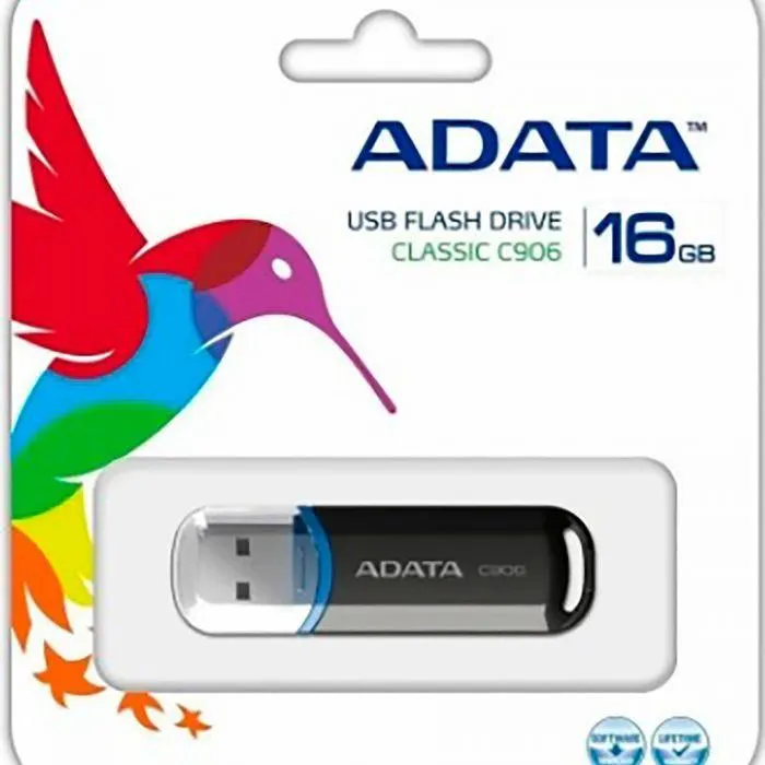 USB2 16GB ADATA AC906-16G-RBK C/TAPA