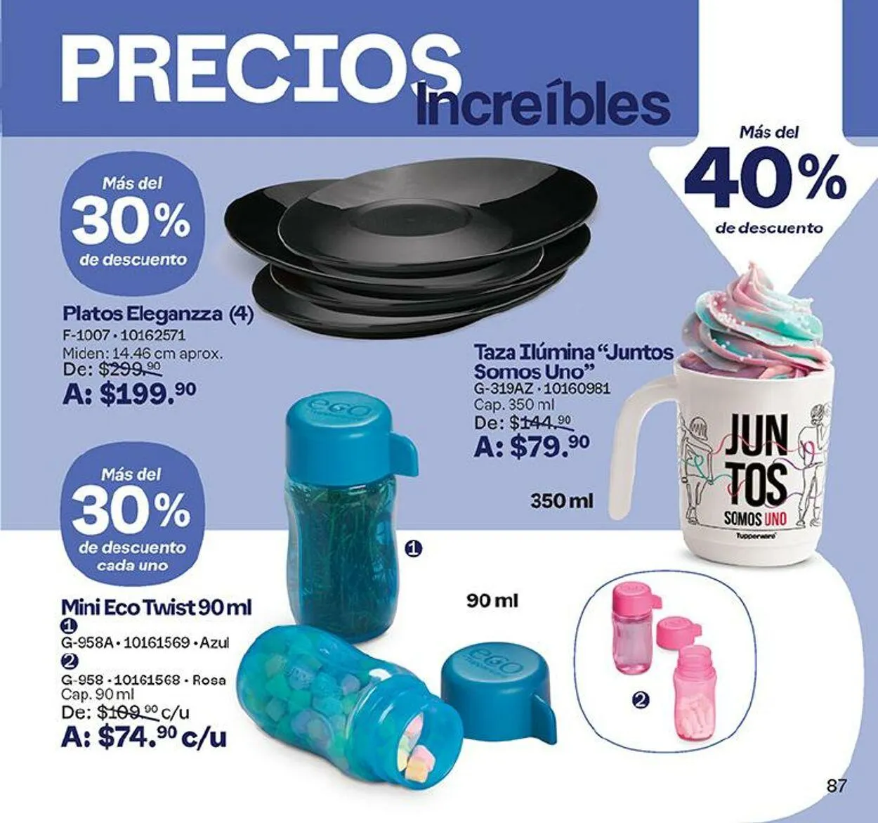 Catálogo de Tupperware 4 de septiembre al 16 de septiembre 2024 - Pagina 87