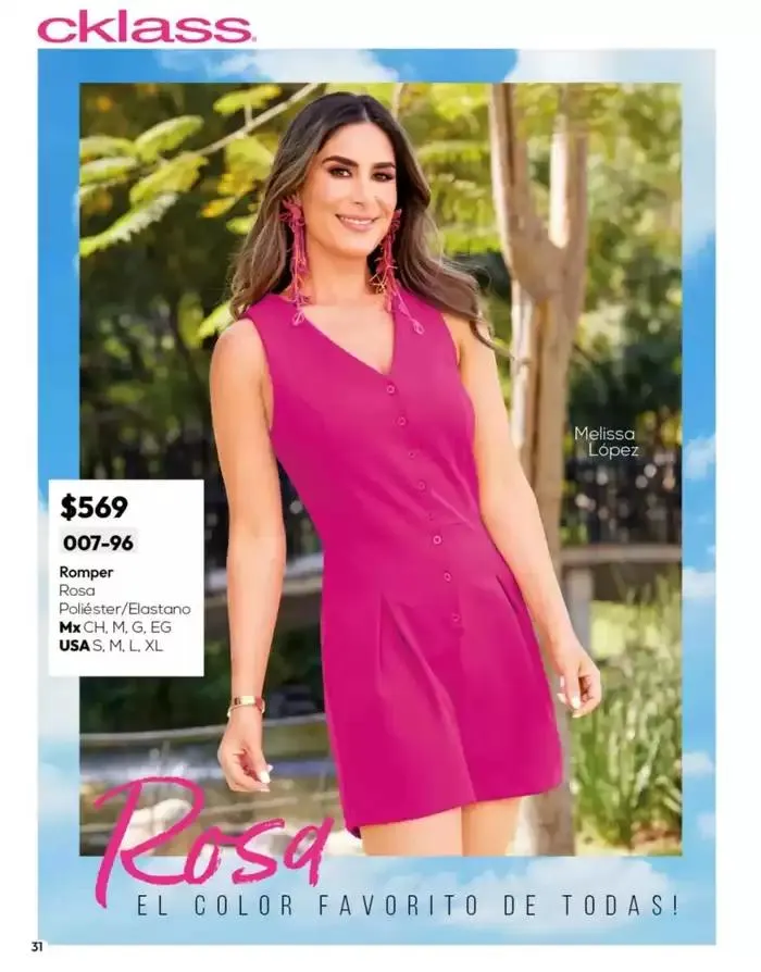 Catálogo de Catálogo Cklass Ropa Complemento de Verano 2025 México 1 de marzo al 30 de septiembre 2025 - Pagina 32