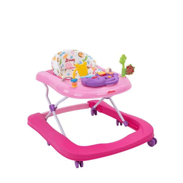 Andadera Caminadora Jungle 2 en 1 Rosa