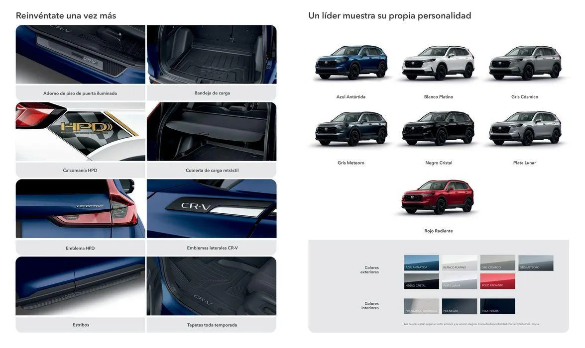 Catálogo de CR-V 2024 22 de mayo al 31 de diciembre 2024 - Pagina 7