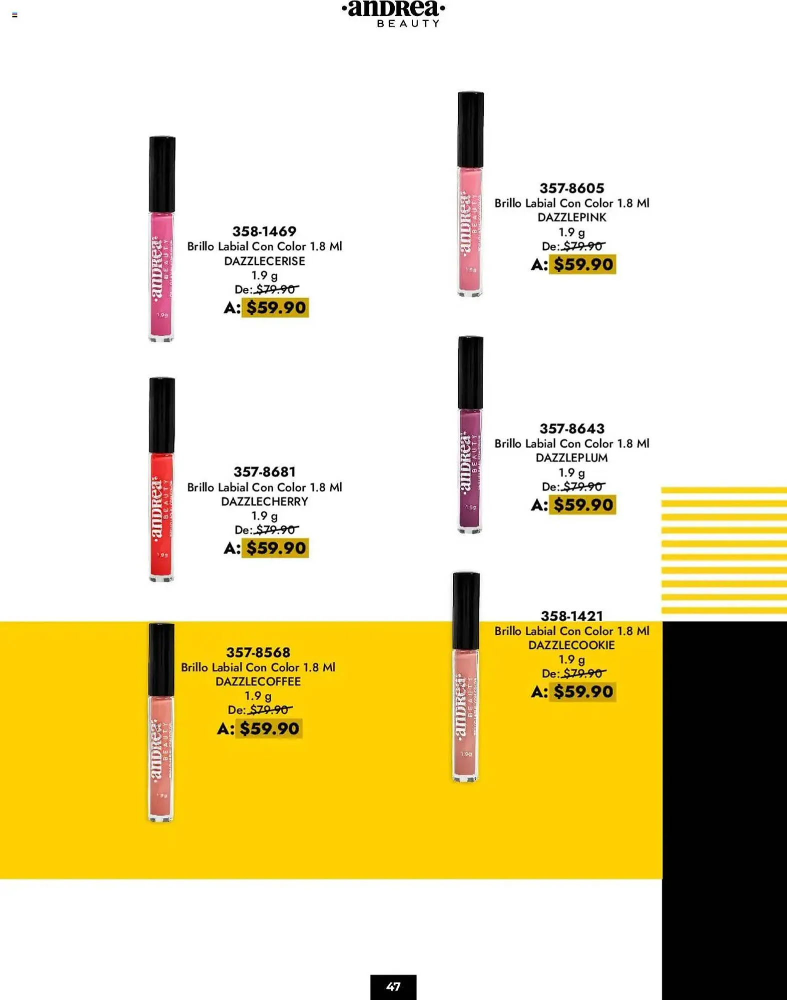 Catálogo de Catálogo Andrea 4 de mayo al 2 de agosto 2025 - Pagina 47