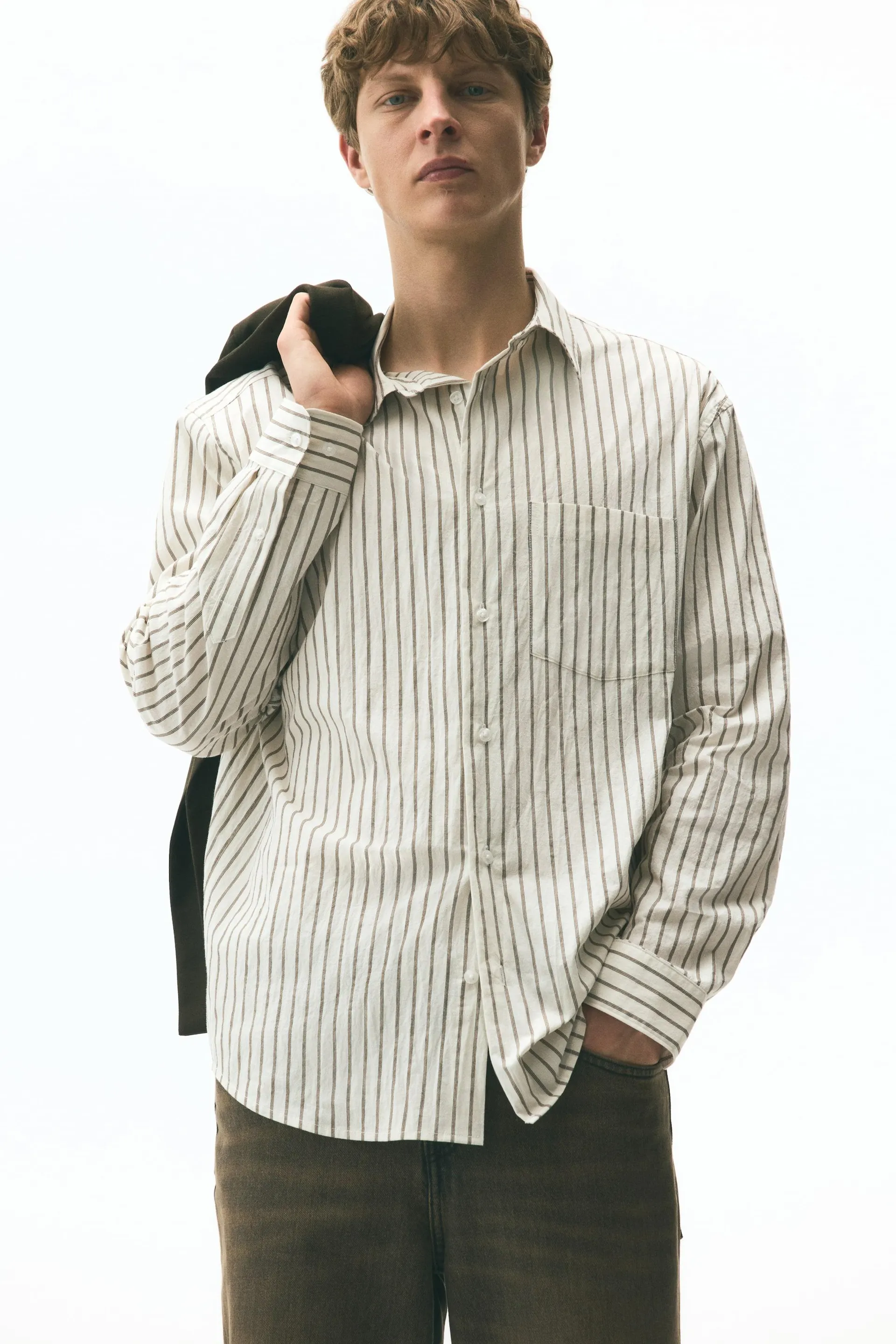 Camisa Relaxed Fit en popelina