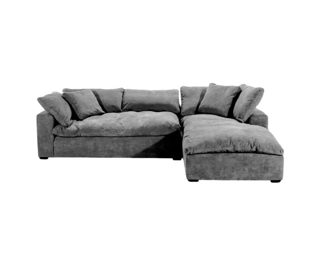 Sala esquinera derecha García - Gris oscuro