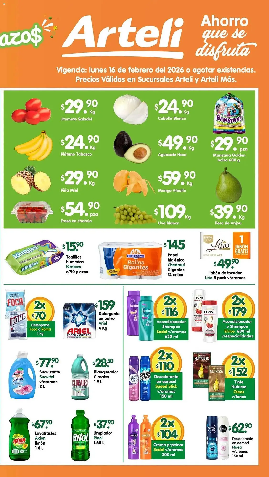 Catálogo de Folleto Arteli 16 de febrero al 17 de febrero 2026 - Pagina 2