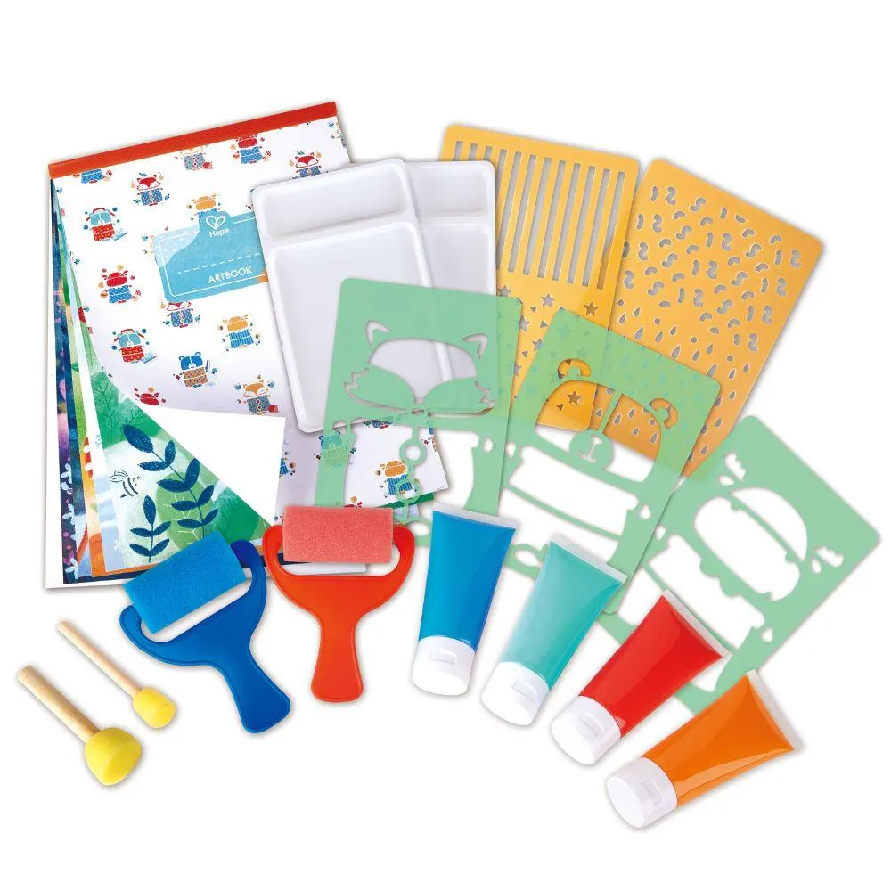 Set De Pintura Con Esponjas