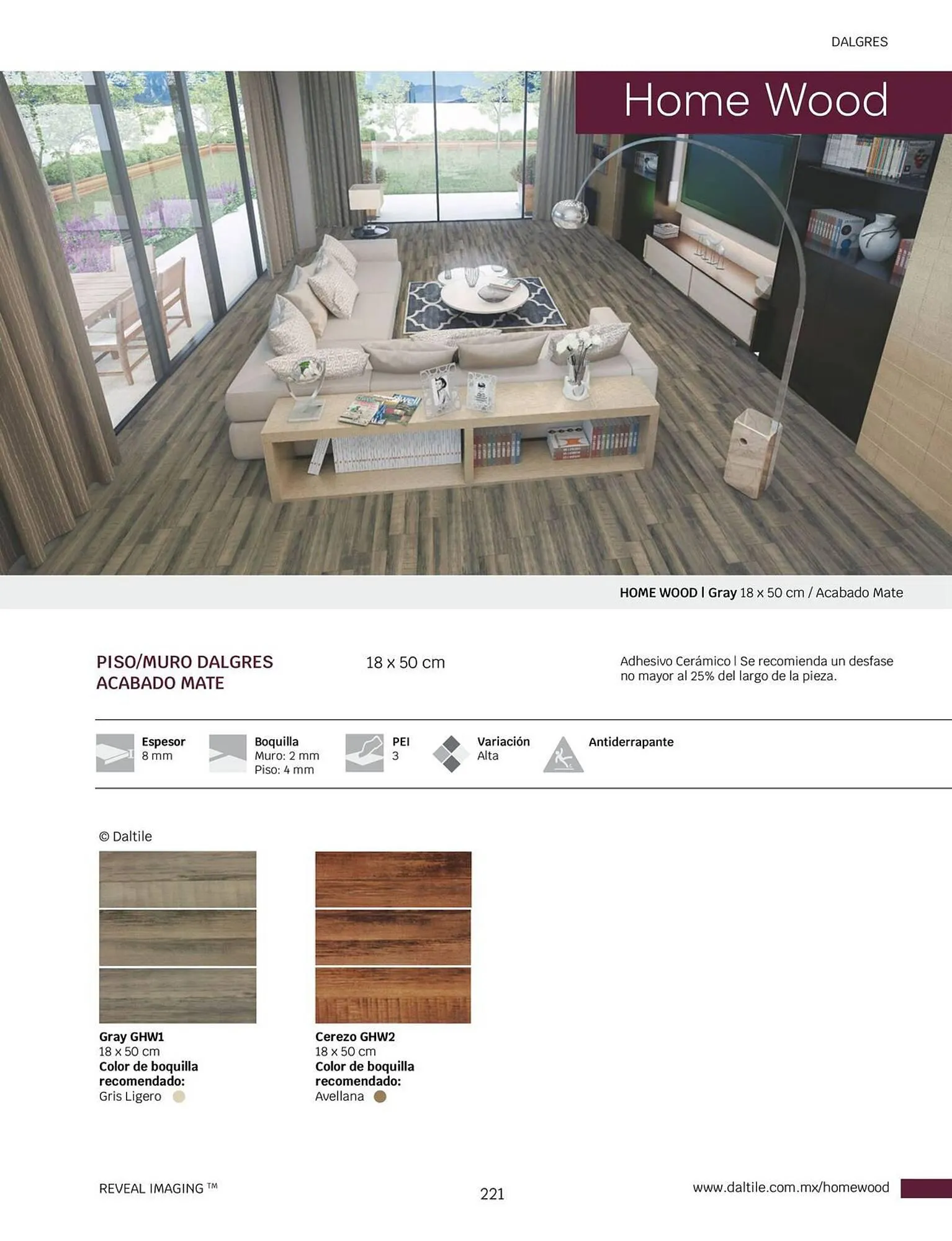 Catálogo de Catálogo Daltile 1 de enero al 31 de diciembre 2024 - Pagina 221