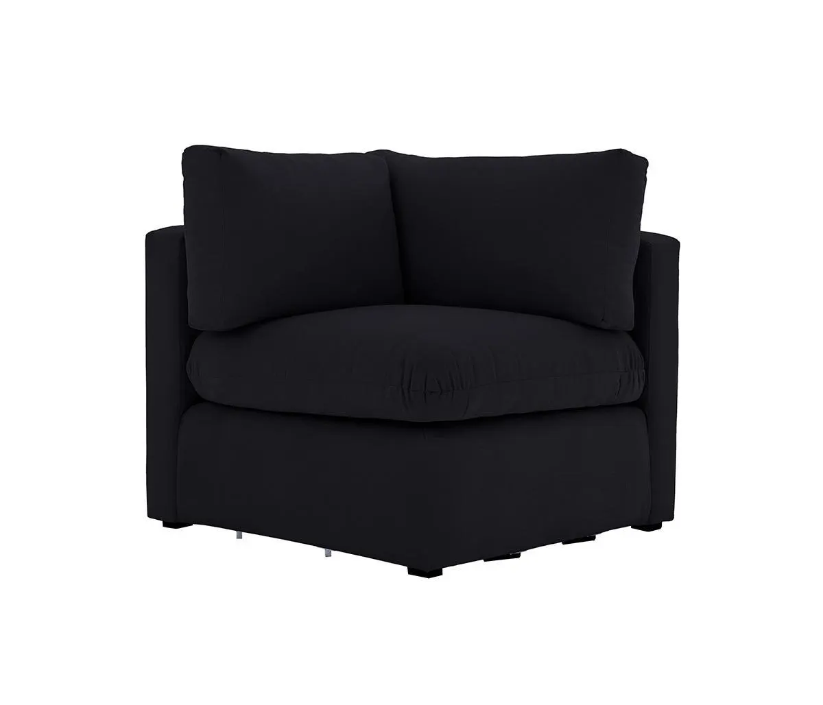 Sillón esquinero Bossano - Negro