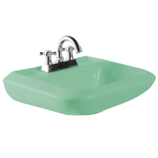 Lavabo genova verde mar 82 x 36 cm ceramosa