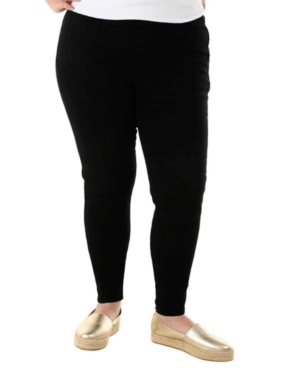 Jegging skinny Weekend Plus lavado obscuro corte cintura para mujer