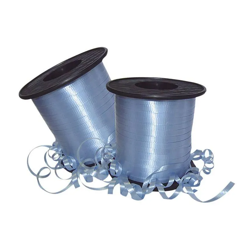 Cinta Curling Liso 450 m Azul Claro de .19 Celoseda