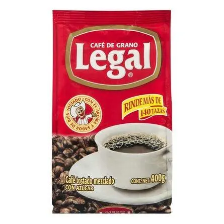Cafe Legal Molido Bol 400gr