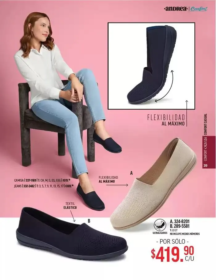 Catálogo de ANDREA - CALZADO CONFORT 26 de agosto al 25 de enero 2025 - Pagina 34
