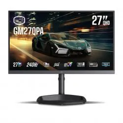 Monitor Gamer Cooler Master GM27QPA LCD 27", 2560x1440 Quad HD, 240Hz, HDMI/DisplayPort, Bocinas Integradas, Negro