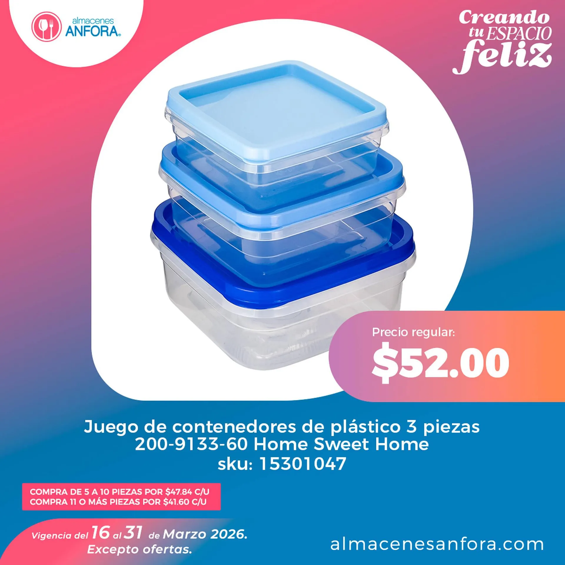 Catálogo de Catálogo Almacenes Anfora 30 de marzo al 31 de marzo 2026 - Pagina 4