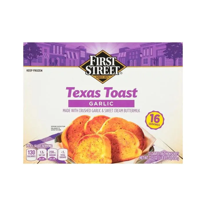 Pan con ajo estilo Texas First Street