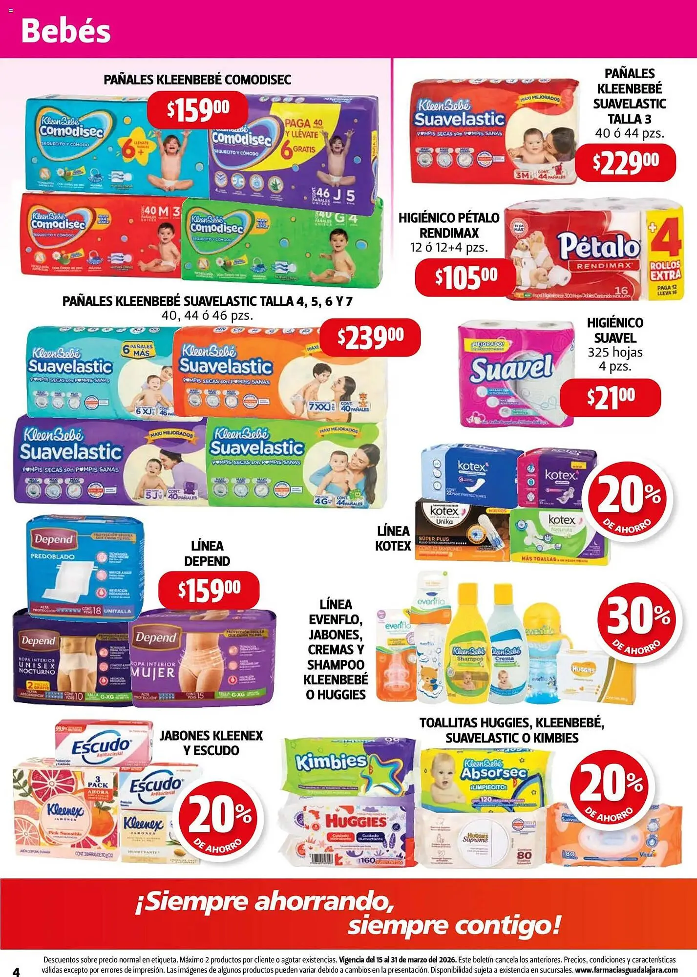 Catálogo de Folleto Farmacias Guadalajara 15 de marzo al 31 de marzo 2026 - Pagina 4