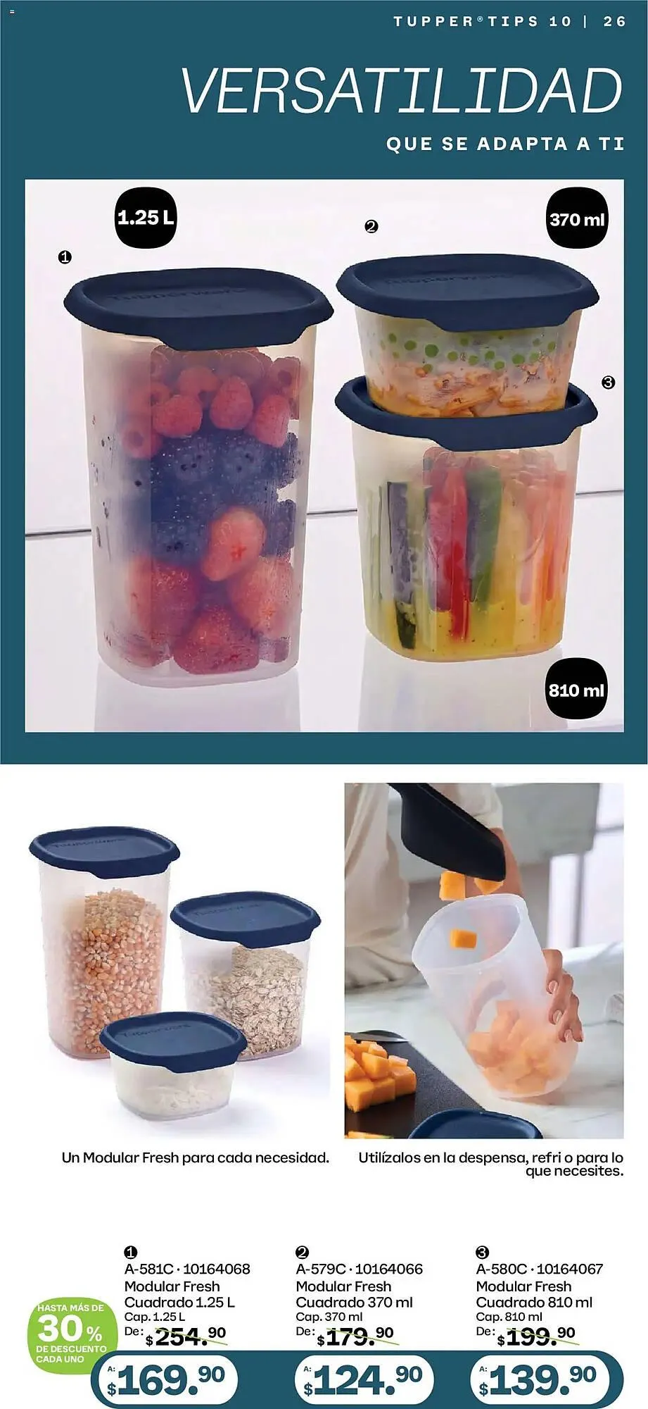 Catálogo de Catálogo Tupperware 8 de septiembre al 6 de octubre 2025 - Pagina 26