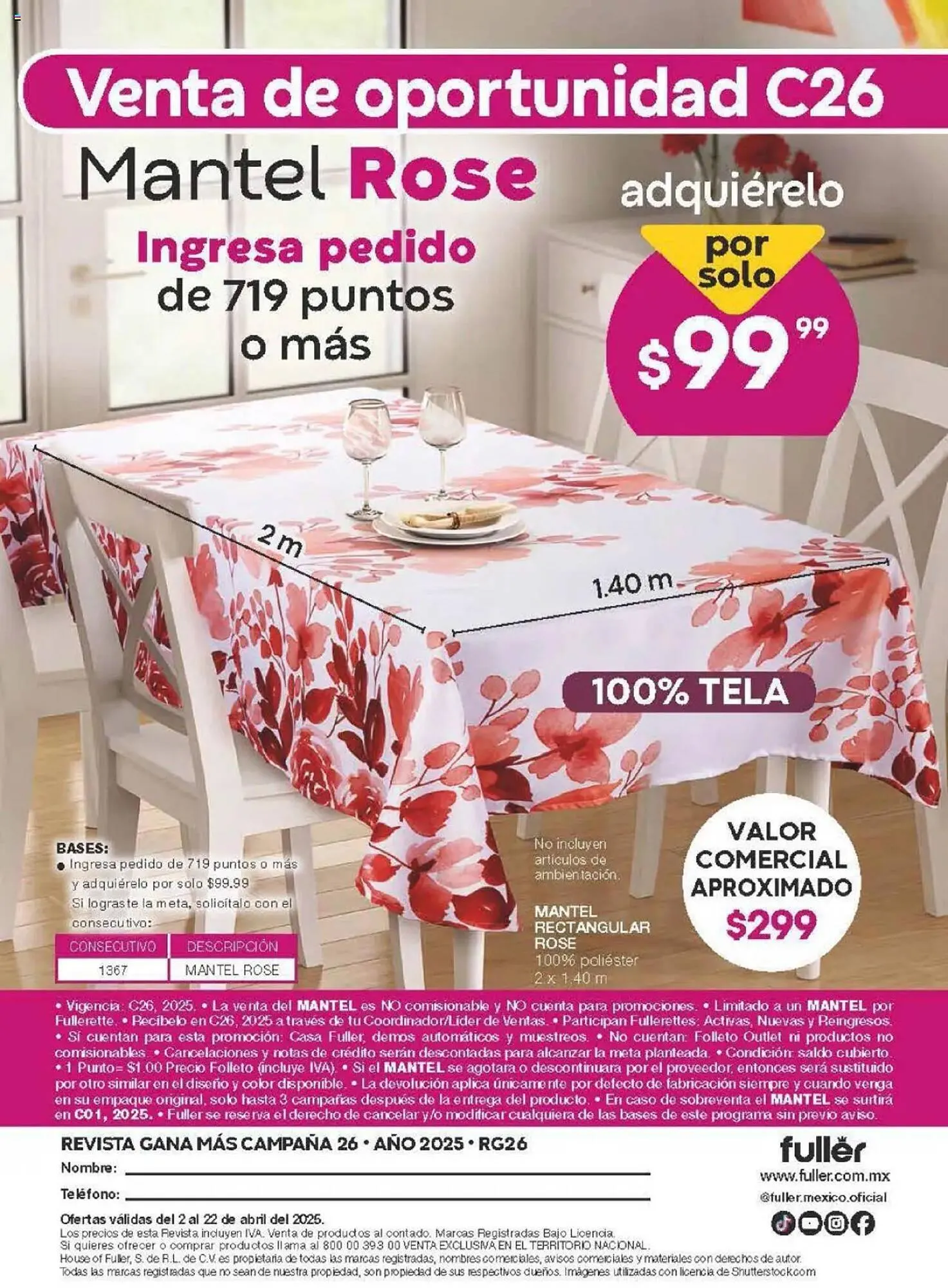 Catálogo de Catálogo Fuller 2 de abril al 22 de abril 2025 - Pagina 19