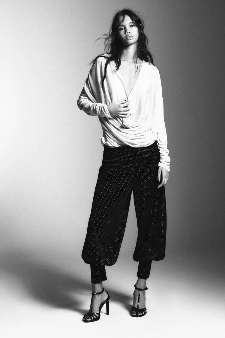 PANTALÓN BAGGY VELVET BRILLOS