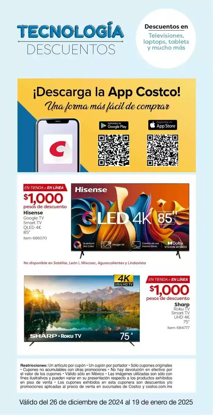 Catálogo de Cuponera Costco 27 de diciembre al 19 de enero 2025 - Pagina 12