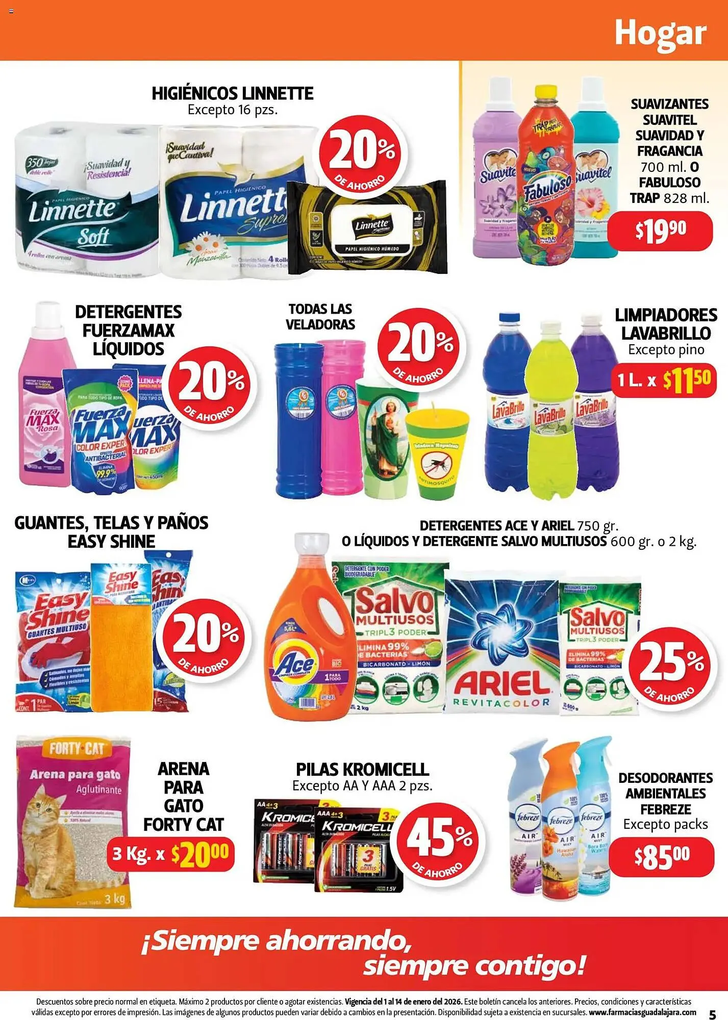 Catálogo de Folleto Farmacias Guadalajara 1 de enero al 14 de enero 2026 - Pagina 5