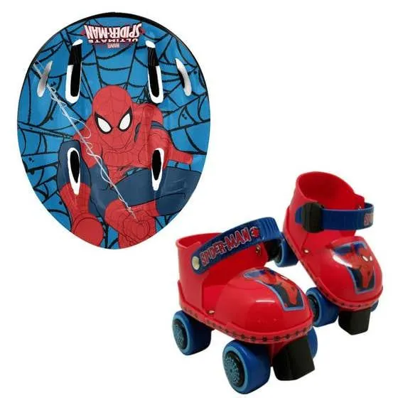 Combo Patines De Entrenamiento Spider-Man