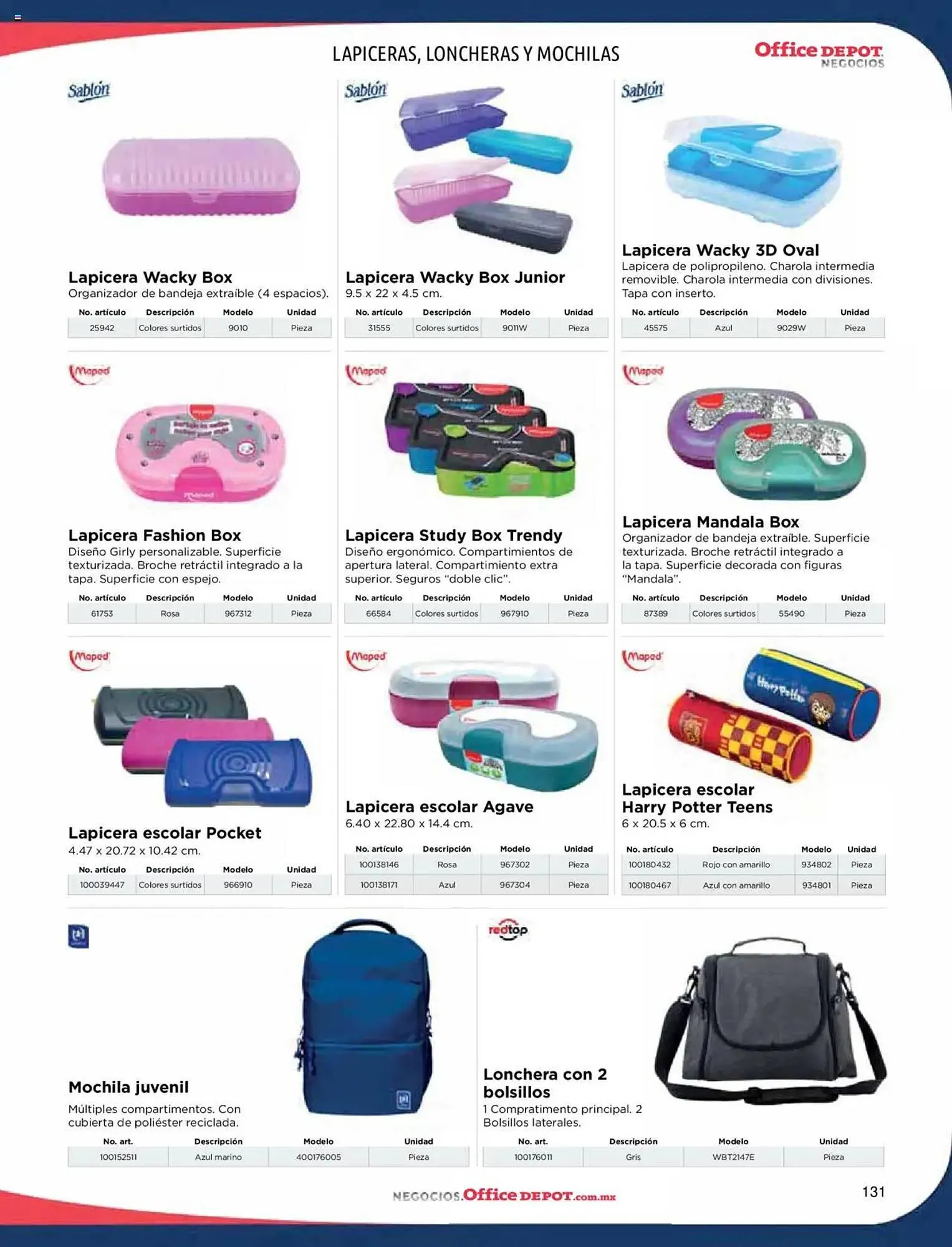 Catálogo de Catálogo Office Depot 9 de enero al 31 de diciembre 2025 - Pagina 133