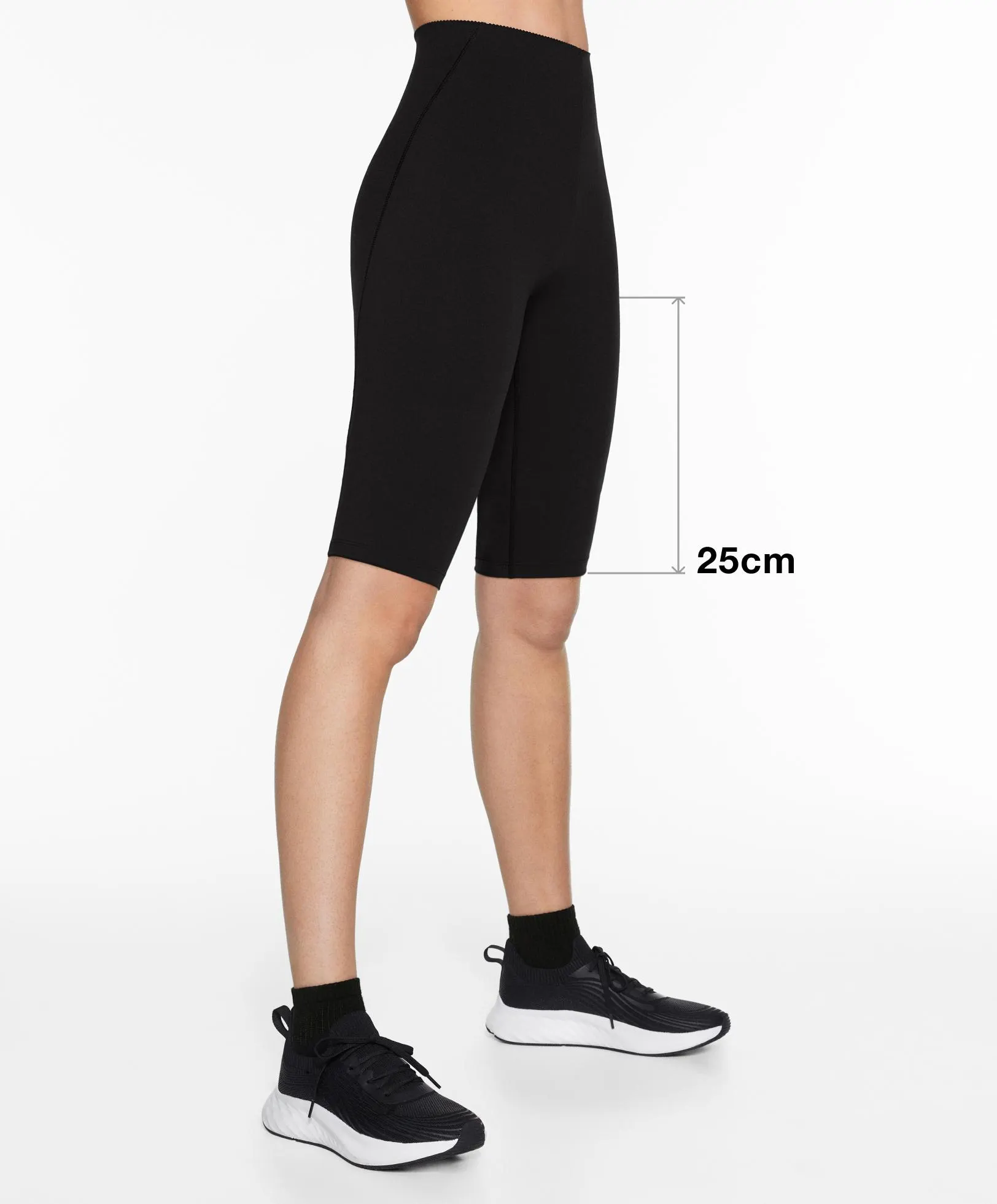 Leggings ciclista compressive core control 25 cm