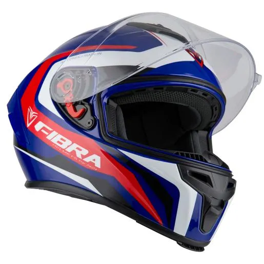 CASCO FIBRA FALCON M AZUL ROJO