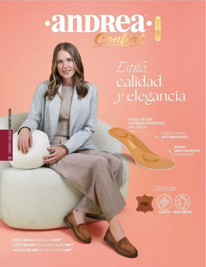 Catálogo de ANDREA - CALZADO CONFORT 26 de agosto al 25 de enero 2025 - Pagina 16