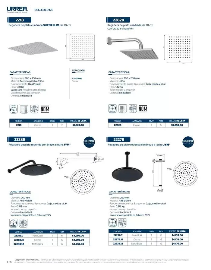 Catálogo de Catálogo Residencial 2025 28 de febrero al 28 de febrero 2026 - Pagina 176