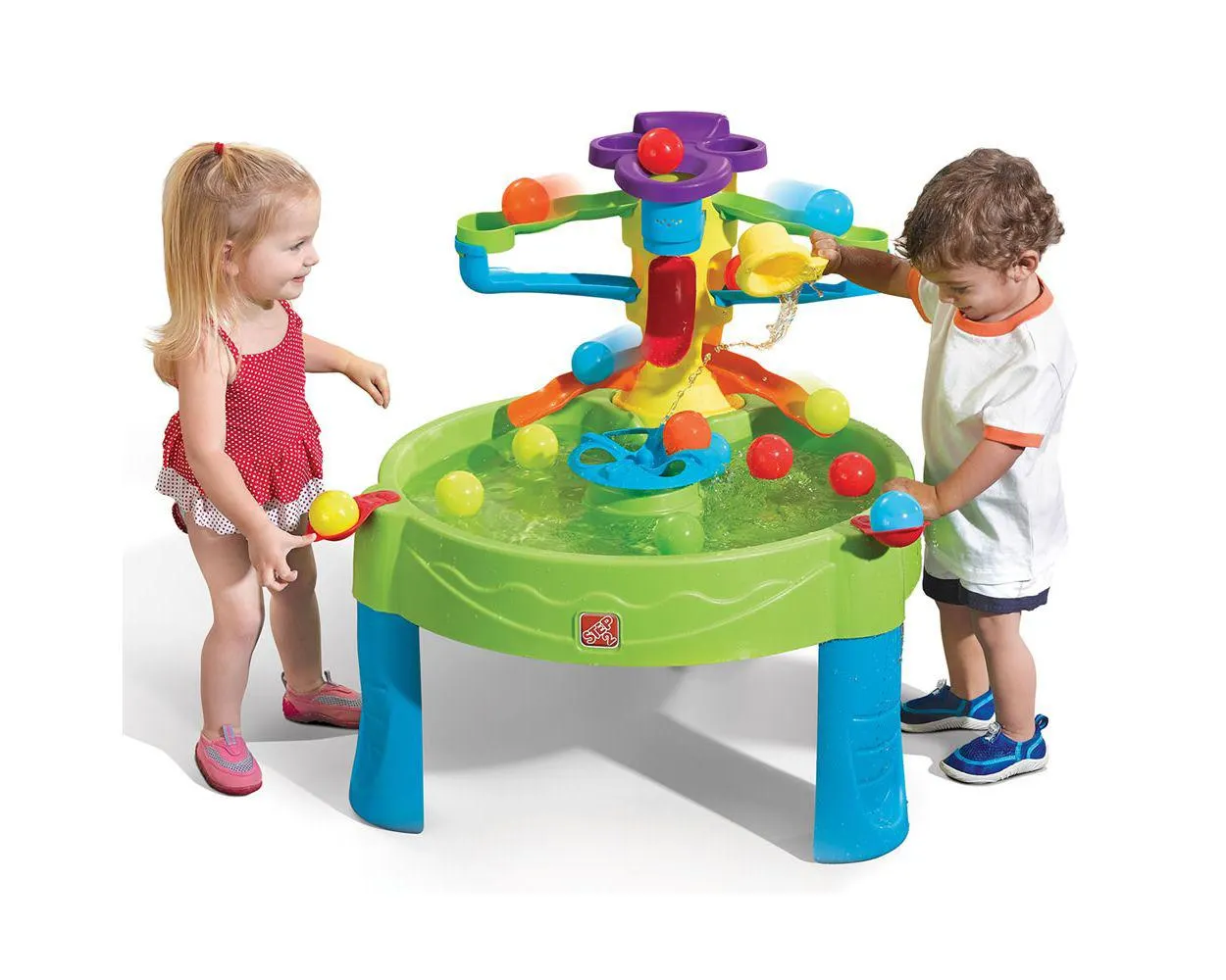 Step2 Mesa con pelotas