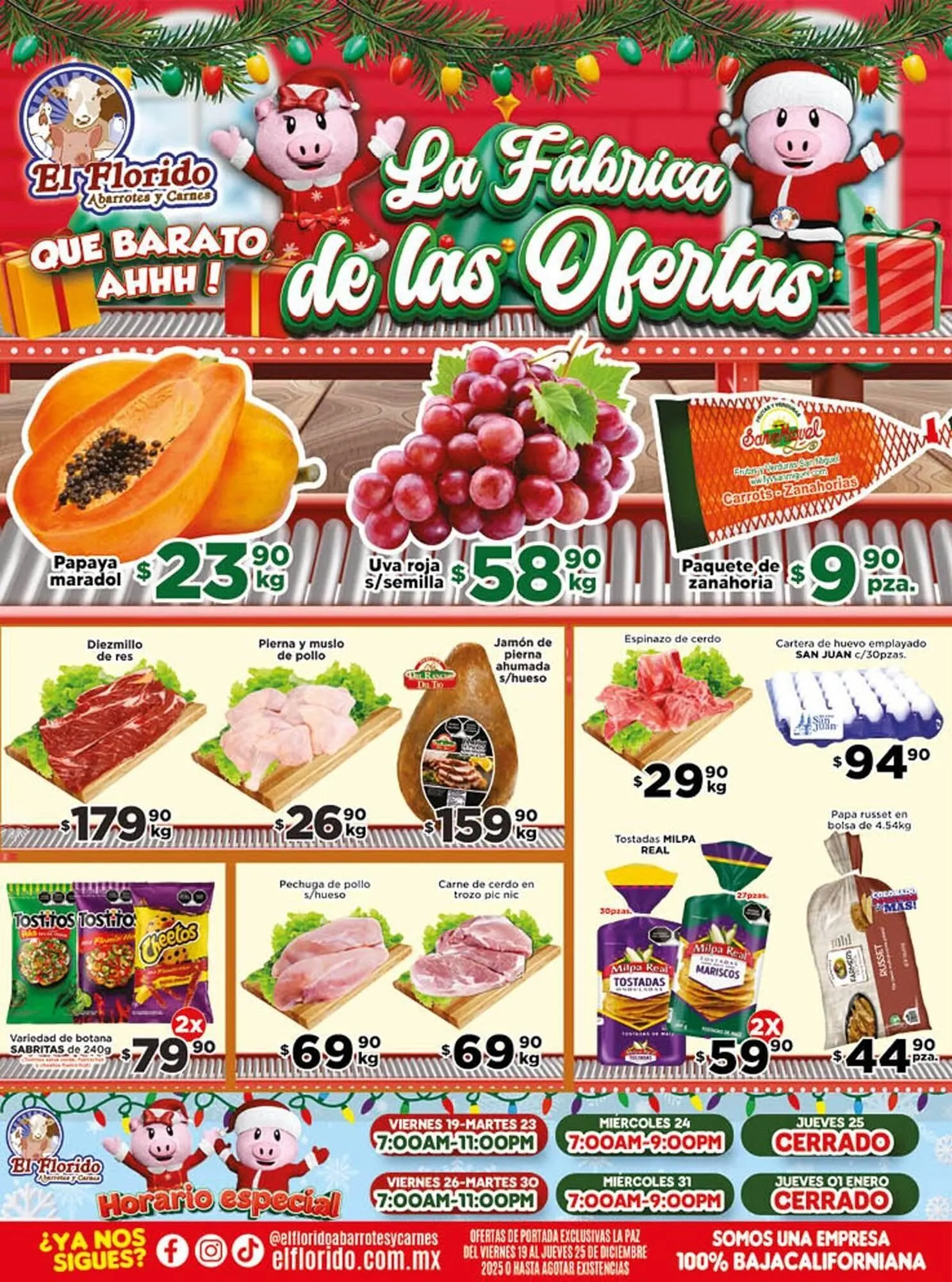 Catálogo de Folleto El Florido 19 de diciembre al 25 de diciembre 2025 - Pagina 1