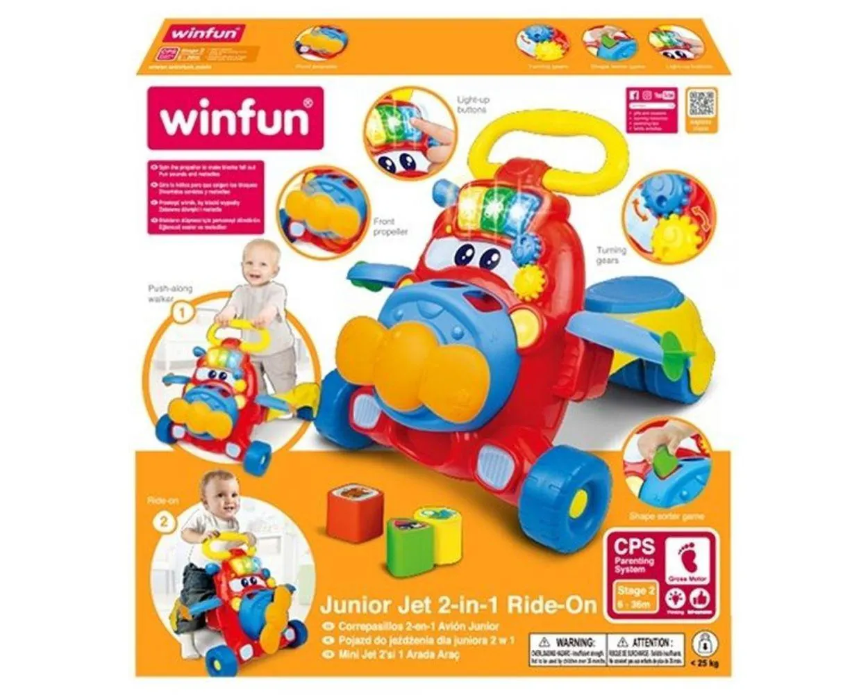 Caminadora 2 en 1 Avion Jr