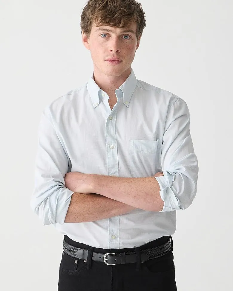 Relaxed Secret Wash cotton poplin shirt