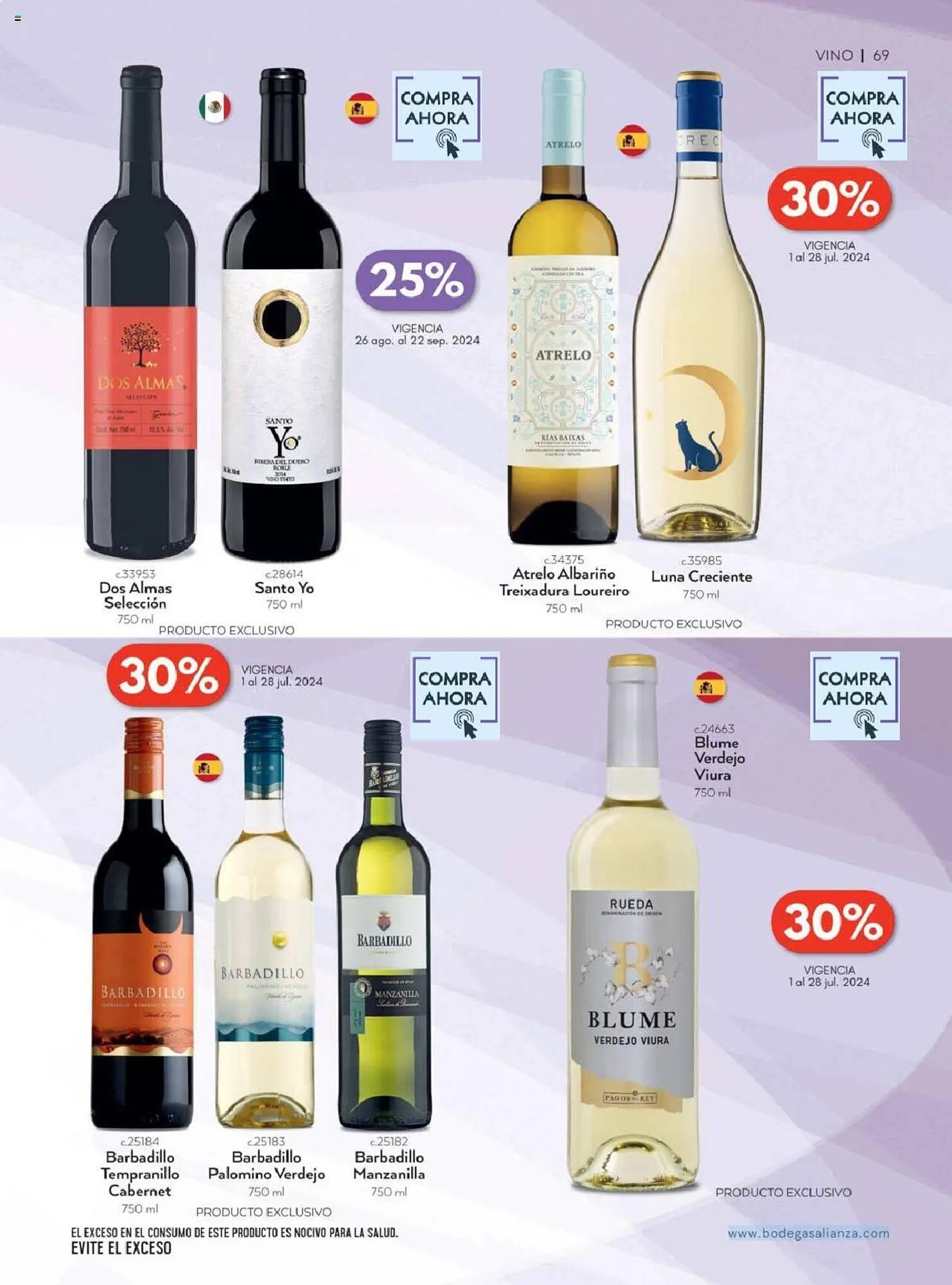 Catálogo de Catálogo Bodegas Alianza 1 de julio al 30 de septiembre 2024 - Pagina 71