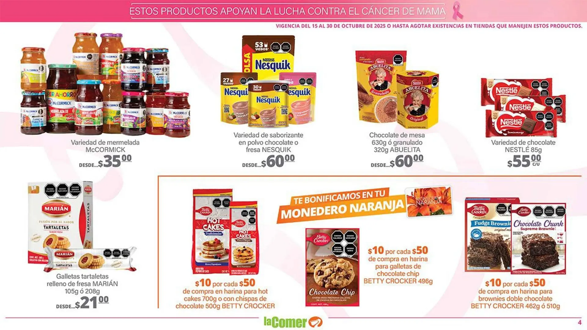 Catálogo de Folleto La Comer 15 de octubre al 30 de octubre 2025 - Pagina 4