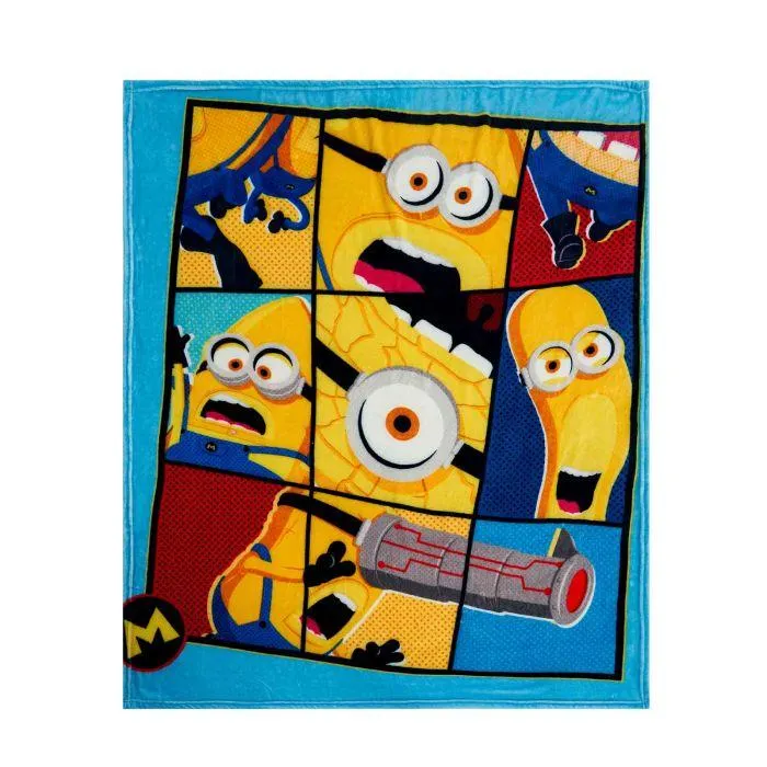COBERTOR FRAZADA MINIONS PUZZLE