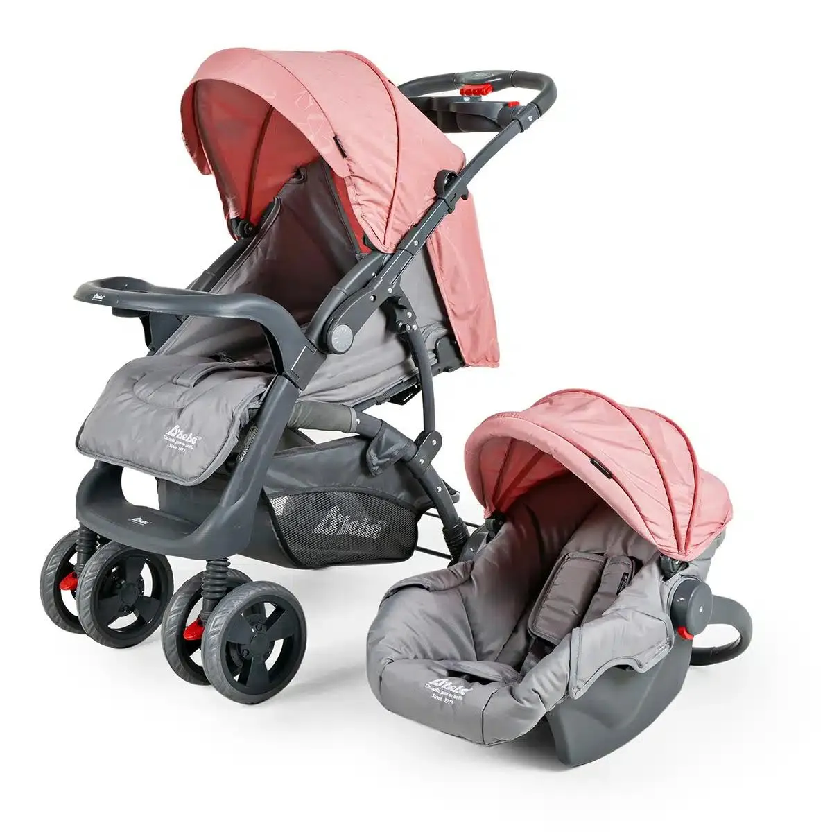 Carriola Travel System Elite rosa