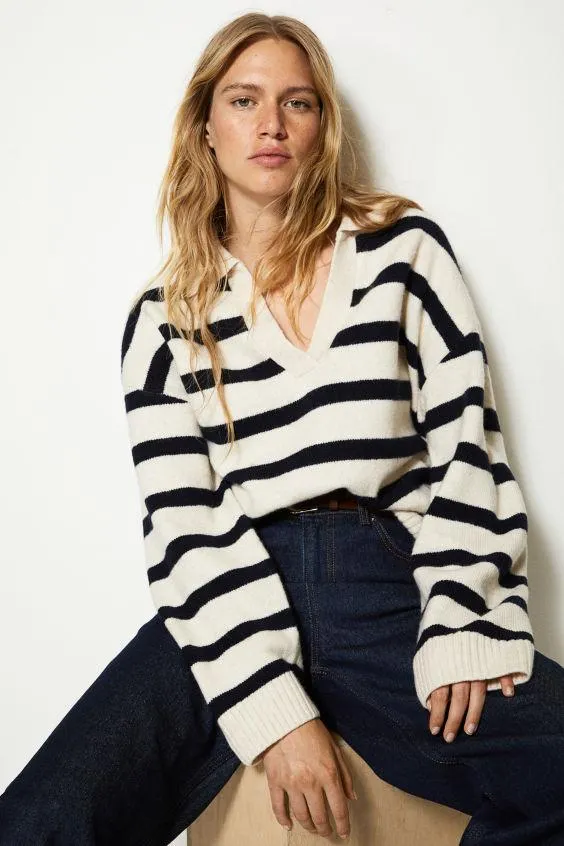 Suéter en tejido fino