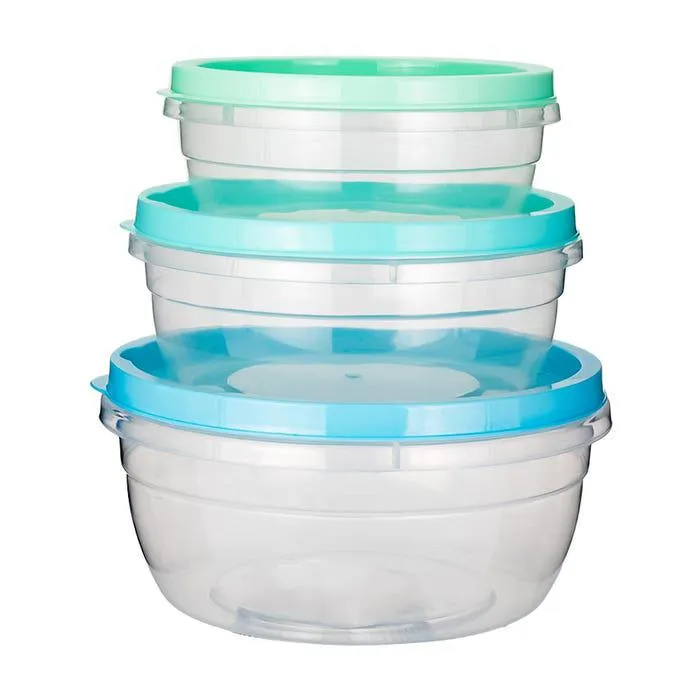 Juego de contenedores de plástico 3 piezas 200-9233-60 Home Sweet Home