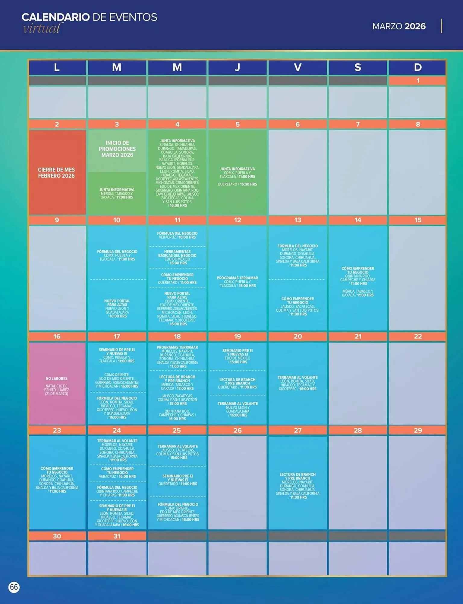 Catálogo de Catálogo Terramar Brands 1 de marzo al 31 de marzo 2026 - Pagina 66