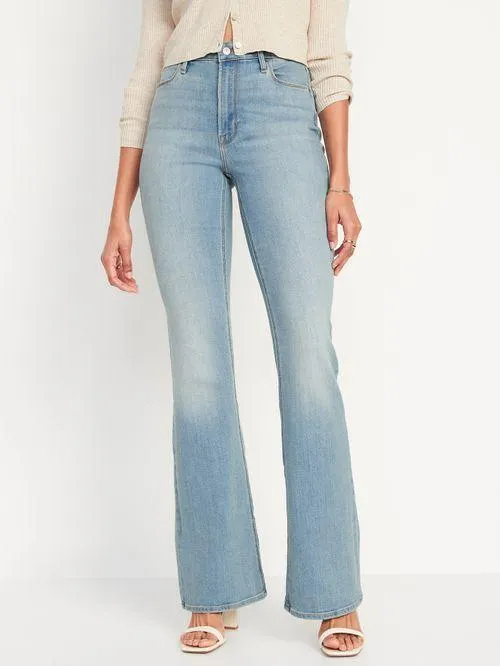 Jeans Old Navy High-Waisted Wow Flare para Mujer