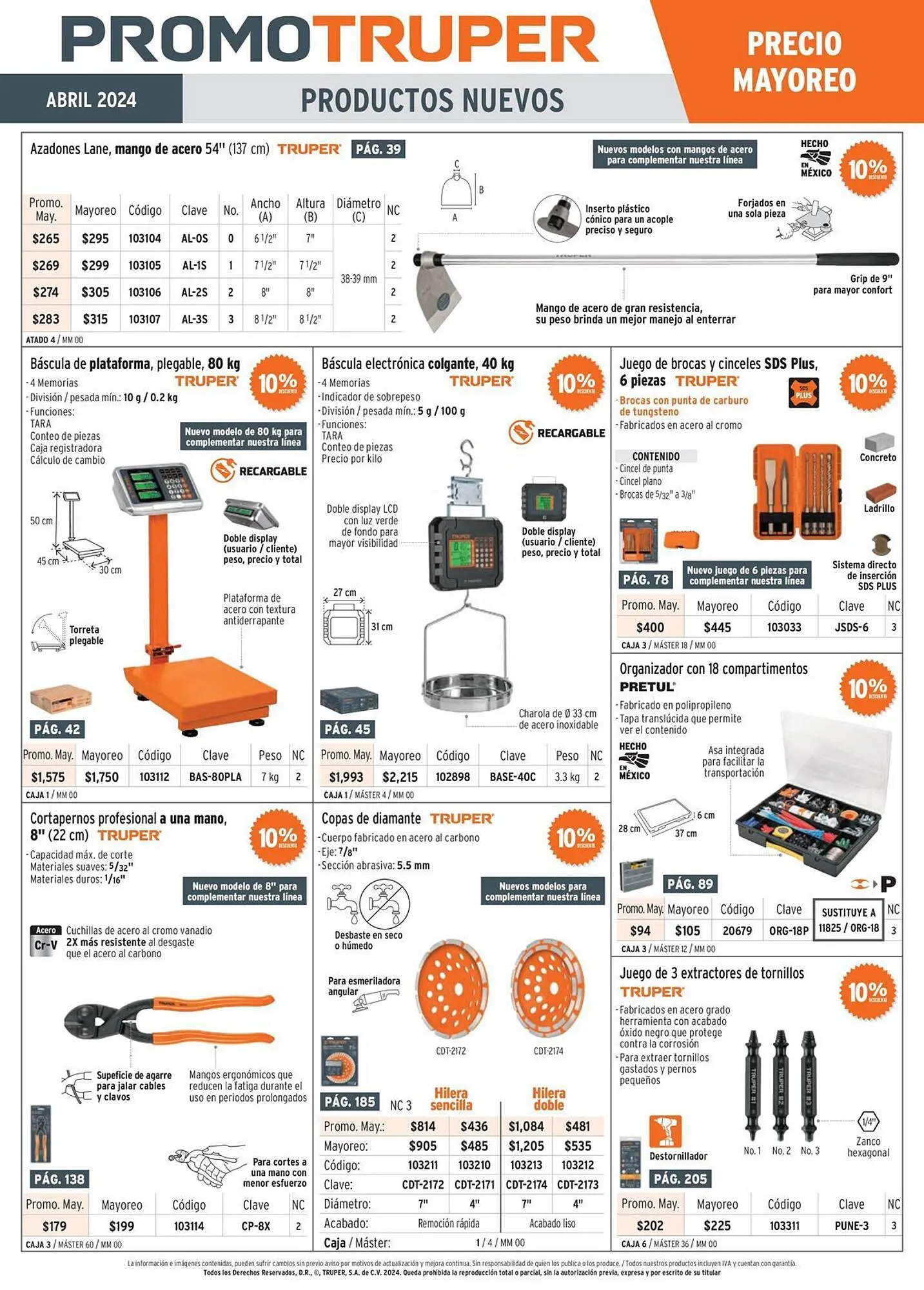 Catálogo de Catálogo Truper 5 de abril al 30 de abril 2024 - Pagina