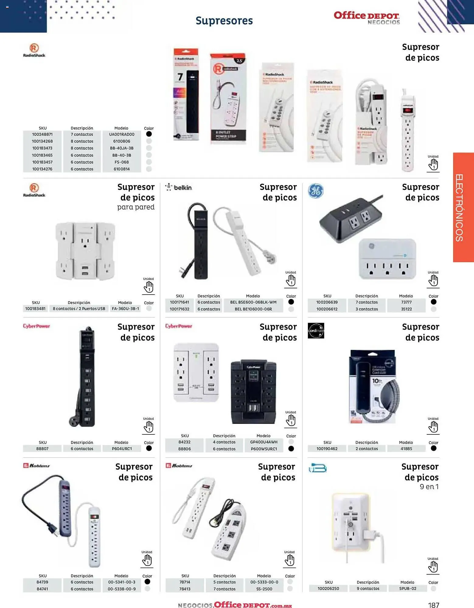 Catálogo de Catálogo Office Depot 12 de enero al 1 de enero 2027 - Pagina 189