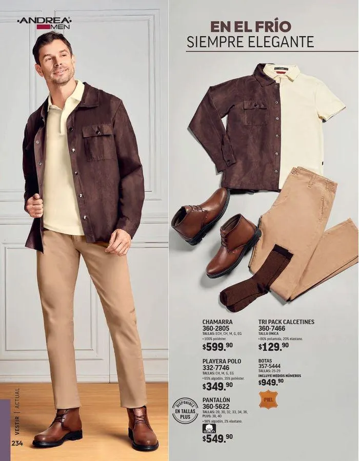 Catálogo de ANDREA - VESTIR CABALLERO 26 de agosto al 25 de enero 2025 - Pagina 48